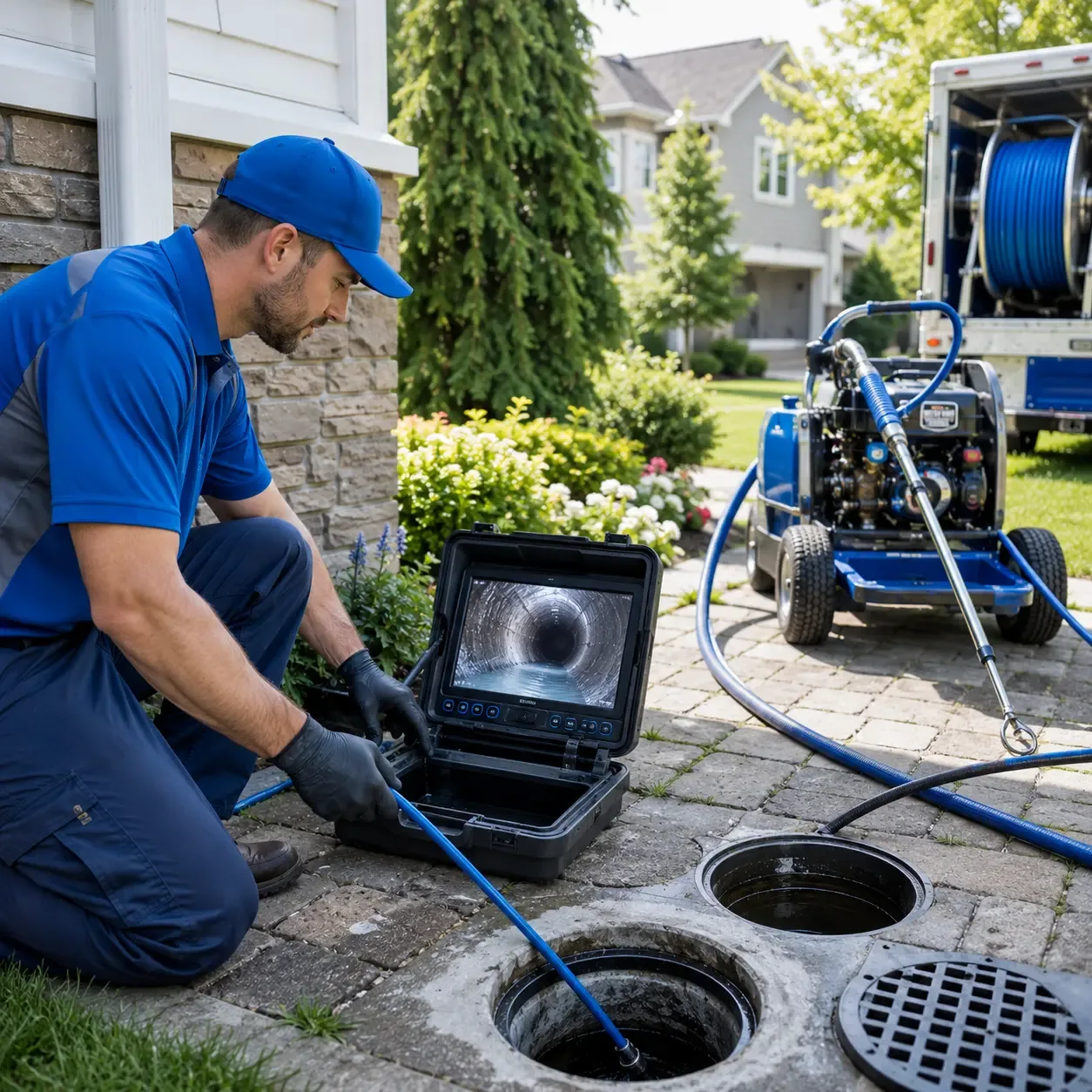 Outdoor drain cleaning professionals serving Rosedale, IN